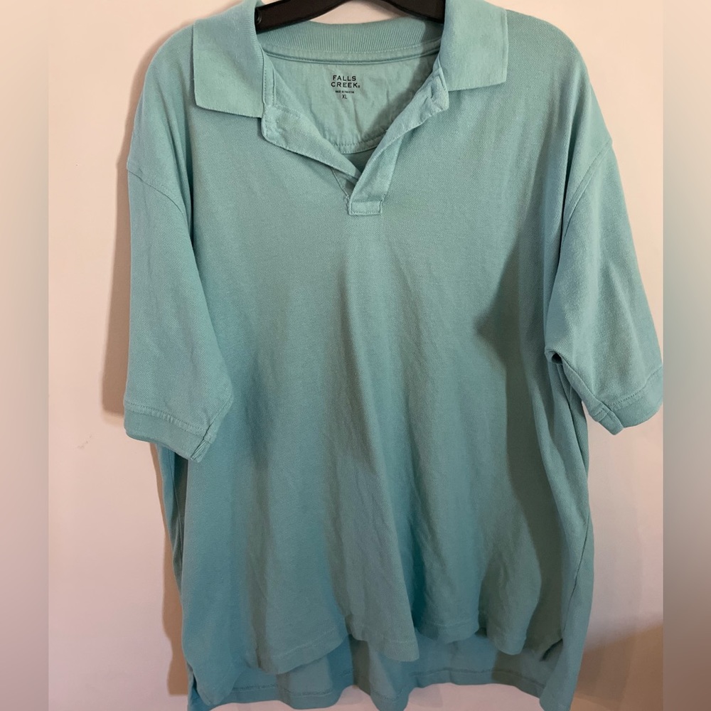 Mens shirt sleeve polo shirt